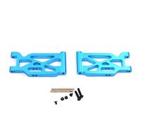 Yurefax 2Pcs Aluminum Alloy Front Suspension Arm Swing Arms, for Wltoys, for 104001 1/10 RC Car Suspension Arm Link(Light Blue)