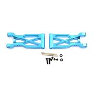 Yurefax 2Pcs Aluminum Alloy Rear Suspension Arm Swing Arms, for Wltoys, for 104001 1/10 RC Car Suspension Arm Link(Light Blue)