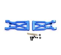 Yurefax 2Pcs Aluminum Alloy Rear Suspension Arm Swing Arms, for Wltoys, for 104001 1/10 RC Car Suspension Arm Link(Navy Blue)