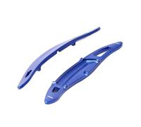 Yurefax 2pcs Aluminum Steering Wheel Shift Paddle Extension Auto, for Porsche, for Panamera, for, for Cayenne, 718 911 Boxster Car Accessories Car Paddle Shifter(Black Blue)