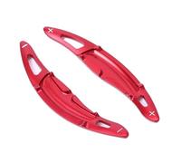 Yurefax 2pcs Aluminum Steering Wheel Shift Paddle Extension Auto, for Porsche, for Panamera, for, for Cayenne, 718 911 Boxster Car Accessories Car Paddle Shifter(Black Red)