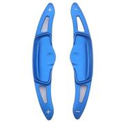 Yurefax 2pcs Car Auto Steering Wheel Paddle Shift Extension Shifter Stickers, for Kia, K5 DL3 2020 Car Accessories Car Paddle Shifter(Black Blue)