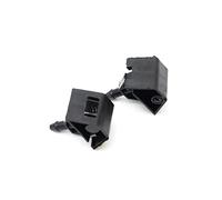 Yurefax 2pcs Car Front Windshield Washer Nozzle, for Nissan, for Qashqai, J10 Dualis 2007-2013 OEM No. 28932-JD000 28932 JD000 28932JD000 Headlight Washer Nozzle