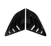 Yurefax 2PCS Car Rear Window Louvers Shutters Blinds Cover Trim, for, for A3 8V 2014-2019 Accessories Styling ABS Glossy Black Rear Window Louver(For hatchback model)