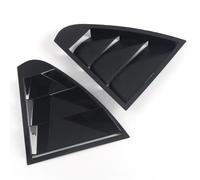 Yurefax 2pcs Car Rear Window Louvers Shutters Blinds Cover Trim, for Mercedes-Benz, for A Class W176 2013-2018 ABS Glossy Black Side Vents Car