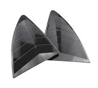 Yurefax 2PCS Car Rear Window Louvers Triangle Shutters Cover Trim, for TOYOTA, GT86 2013-2018, for Subaru, for BRZ Styling ABS Rear Window Louver(Carbon fiber grain)