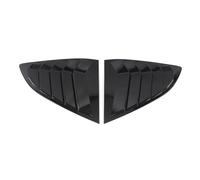 Yurefax 2PCS Car Rear Window Triangle Shutters Louvers Cover Trim, for CR-V CRV 2018 2019 2020 Accessories Styling ABS Black Rear Window Louver