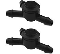 Yurefax 2PCS Car Windscreen Washer Jet 3 Way Valve 7667888 7787593 ABS Windshield Washer Check Valve Automotive Replacement Parts Black Windshield Washer Pump Motor