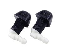 Yurefax 2pcs Front Windshield Washer Jet Nozzles ABS Black Odyssey 76810-TK8-A01 76810TK8A01 2011 2012 2013 Headlight Washer Nozzle