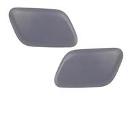 Yurefax 2Pcs Headlight Washer Nozzle Cover Cap, for Ford, Kuga 2013 2014 2015 2016 2017 For Escape 2017 2018 2019 Front Bumper Sprayer Jet Lid Headlight Washer Jet Cover(BLACK Unpainted LH RH)