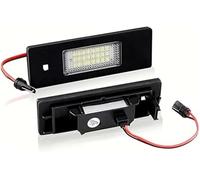 Yurefax 2Pcs LIGHT 24SMD License Number Plate Light, for BMW, 1 Series E81 E87 E87N F20 F21 Car Light Source Car Lamps License Plate Light