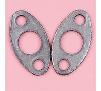 Yurefax 2pcs Lot Exhaust Muffler Gaskets GX35 GX35NT HHT35S UMK435 Trimmer Brush Cutter Lawn Mower Engine Spare Part Chainsaw Muffler Kit
