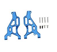 Yurefax 2Pcs Metal Front Lower Suspension Arm, for ARRMA 1/7 LIMITLESS INFRACTION 6S 1/8, for TYPHON 6S RC Car Upgrade Parts Suspension Arm Link(Blue)