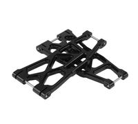 Yurefax 2Pcs Metal Front Rear Lower Suspension Arms, for Traxxas, for X-Maxx 6S 8S 1/5 RC Car Suspension Link(Black)