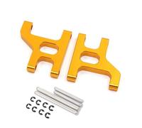 Yurefax 2Pcs Metal Front Suspension Arm Swing Arms 1/10 RC Crawler Car, for Tamiya, for CC01 CC-01 Suspension Arm Link(Yellow)