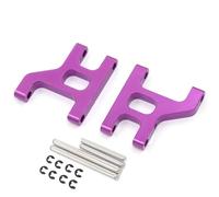 Yurefax 2Pcs Metal Front Suspension Arm Swing Arms 1/10 RC Crawler Car, for Tamiya, for CC01 CC-01 Suspension Arm Link(Purple)