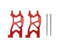 Yurefax 2Pcs Metal Front Suspension Arms, for Axial, for Yeti AX90052 AXI90069 1/18 RC Car Suspension Arm Link(Red)