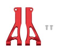 Yurefax 2Pcs Metal Front Upper Suspension Arm, for ARRMA, for 1/7 LIMITLESS INFRACTION 6S, for 1/8, for TYPHON 6S RC Car Upgrade Parts Suspension Arm Link(Red)