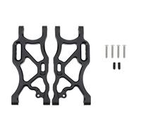 Yurefax 2Pcs Metal Rear Lower Suspension Arm, for ARRMA 1/7 LIMITLESS INFRACTION 6S 1/8, for TYPHON 6S RC Car Upgrade Parts Suspension Arm Link(Black)