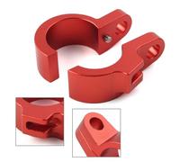 Yurefax 2PCS Motorcycle Front Brake Hose Clamp Line Holder CR80R CR85R CR125R CR250R CR500R Motorcycle Brake Hose Clamp(Red)