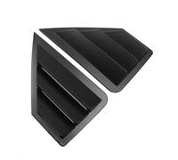 Yurefax 2PCS Rear Window Triangle Shutters Cover Trim, for TOYOTA, for C-HR CHR 2016 2017 2018 2019 Car Styling ABS Plastic Rear Window Louver(Matte black)