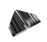 Yurefax 2PCS Rear Window Triangle Shutters Cover Trim, for TOYOTA, for C-HR CHR 2016 2017 2018 2019 Car Styling ABS Plastic Rear Window Louver(Carbon fiber look)