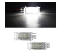 Yurefax 2PCS Red Courtesy Door Trunk Footwell Golve Box Light Lamp, for, A3 8P A4 B6 B7 B8 B9 A6 S6 C6 A7 S7 A8 S8/Q5 Q7 R8 A1 Number Plate Light(White 2PCS)