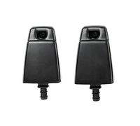 Yurefax 2Pcs/Set Front Side Headlight Washer Nozzle Jet Matte Black, for Toyota, for Land Cruiser, 100 Series, for Lexus, LX470 1998-2007 Headlight Washer Nozzle