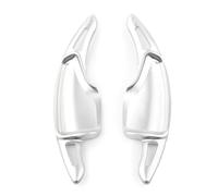 Yurefax 2pcs Silver Car Steering Wheel Shift Paddle Shifter Extension, for Chevrolet, for Camaro, 2016 2017 2018 CNC Aluminum Car Paddle Shifter