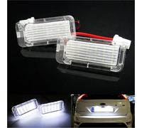 Yurefax 2x LED Licence Number Plate Light White Canbus, for Ecosport, for Fiesta, for Focus, Galaxy C-Max Kuga, for Mondeo, Transit Tourneo XF XJ License Plate Light