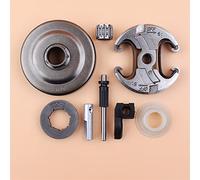 Yurefax 325" Clutch Drum Sprocket Oil Pump Worm Gear Kit, for Husqvarna, 340 345 346XP 350 353 Chainsaw Replacement Parts Chainsaw Oil Pump