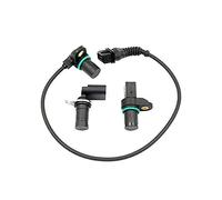 Yurefax 3pcs Set 12147539165 12147518628 12141709616 Car Intake Exhaust Cam Camshaft Crankshaft Position Sensor With O R, for BMW, Crankshaft Position Sensor