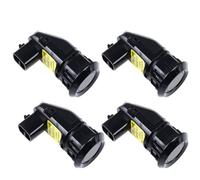 Yurefax 4 PCS 96673471 96673467 Parking Sensors, for Chevrolet, Captiva Assistance Ultrasonic Sensor Vehicle Rear Obstacle Warning(Black)