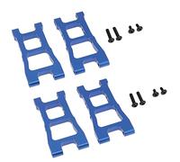 Yurefax 4Pcs Aluminum Front Rear Lower Suspension Arms, for 1/10, for Redcat, for Blackout XTE SC XBE (Pro) Upgrade Parts Accessories Suspension Link(Blue)