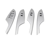 Yurefax 4PCS Car Door Window Switch Bezel Trim Window Glass Panel Armrest Lift Switch Button Cover, for Toyota, for Corolla, 2009-2013 Parts Window Control Trim Window Switch Cover