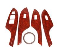 Yurefax 4Pcs Car Window Switch Trim, for Toyota, for Corolla, 2007-2013 Window Lift Cover Trim Panel Door Handle Armrest Window Control Trim Window Switch Cover