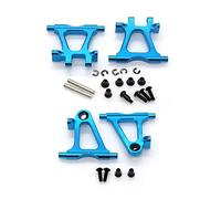 Yurefax 4Pcs Metal Front And Rear Lower Suspension Arms Swing Arm, for Tamiya, for TT02 TT-02 1/10 RC Car Upgrade Parts Suspension Arm Link