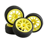 Yurefax 4pcs Speed Tires Wheel Insert Sponge, for HSP, for HPI, 1/10 1:10 Touring Car RC 910-6091 Rc Car Tire(910Y-6091)