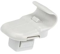 Yurefax 4pcs Sun Visor Support Clip Retainer No.LC6269261B77, for Mazda, 3 Visor Fixing Hook For Vehicle(BLACK 1)