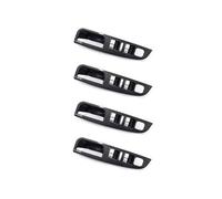 Yurefax 4X Window Switch Control Panel Cover Trims Frame, for Jetta, MK5, for Golf, 5 2005-2009 Side Grab Handle Carbon Fiber Door Window Control Trim Window Switch Cover