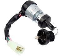 Yurefax 5 Wire 5 Pin Ignition Key Switch Start Lock With 2 Keys Waterproof 4 Stroke Dune Buggy ATV Parts Moped Motorcycle Ignition Key Switch Motorcycle Ignition Switch