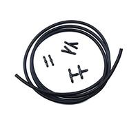 Yurefax 7Pcs/Set Windshield 200CM Universal Cars Wiper Water Jet Nozzle Hose Kit with Connector, for Ford, for VW, for Kia, SUV Pickup Truck Headlight Washer Nozzle