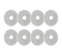 Yurefax 8Pcs Microfiber Mop Pads Robot Vacuum Replacement Parts for ECOVACS DEEBOT T30 Pro Omni T30S Pro T50 N30 Pro, for Xiaomi Mijia 1S, Reusable Cleaning Pads