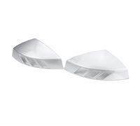 Yurefax A Pair 3 Color A3 S3 Mirror Covers Car Side Door Rear View Mirror Cover Cap Shell Add On, for Audi, A3 S3 RS3 All Models 2014-2020 Wing Mirror Covers(Chrome Silver)