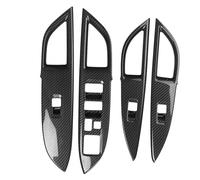 Yurefax ABS Inner Door Armrest Window Lift Switch Button Cover Trim, for Mitsubishi, Outlander 2013-2019 Car Accessories Car Window Switch Panel Trim