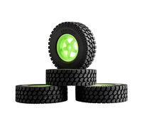 Yurefax ABS Wheel 1.9inch Rubber 98mm Tires, for HSP, 1/10 1:10 Climbing Car RC 6030-T133 Rc Car Tire(6030W-T133)