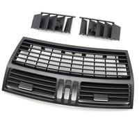 Yurefax Ac Vent Car Front Dashboard Middle Air Grille Panel Cover, for Mercedes-Benz S Class W220 1998-2005 S300 S350 S500 Dashboard Vent Cover(Black Middle)