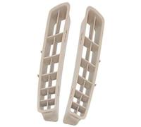 Yurefax Ac Vent Car Interior Windshield A-Pillar Inner Air Outlet Cover Trim Panel, for Vw, for Pq, for Golf 6 Gti Mk6 2009-2014 Dashboard Vent Cover(BLACK 1pair Beige)