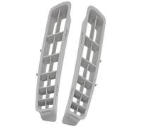 Yurefax Ac Vent Car Interior Windshield A-Pillar Inner Air Outlet Cover Trim Panel, for Vw, for Pq, for Golf 6 Gti Mk6 2009-2014 Dashboard Vent Cover(BLACK 1pair Gray)