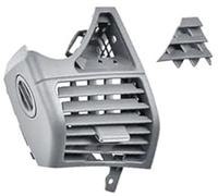 Yurefax Ac Vent Front Dashboard Middle Air Grille Panel Cover Car Accessories, for Mercedes-Benz S-Class W220 S320 S350 1998-2005 Dashboard Vent Cover(Gray Left)